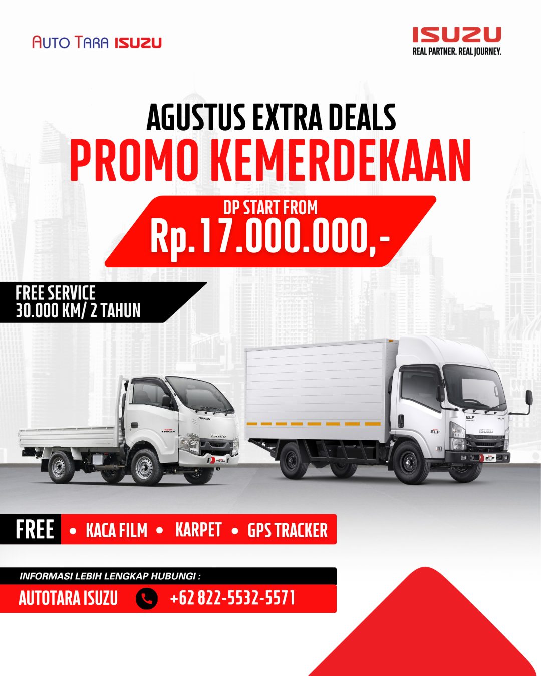 Promo Kemerdekaan | Beli Isuzu Murah