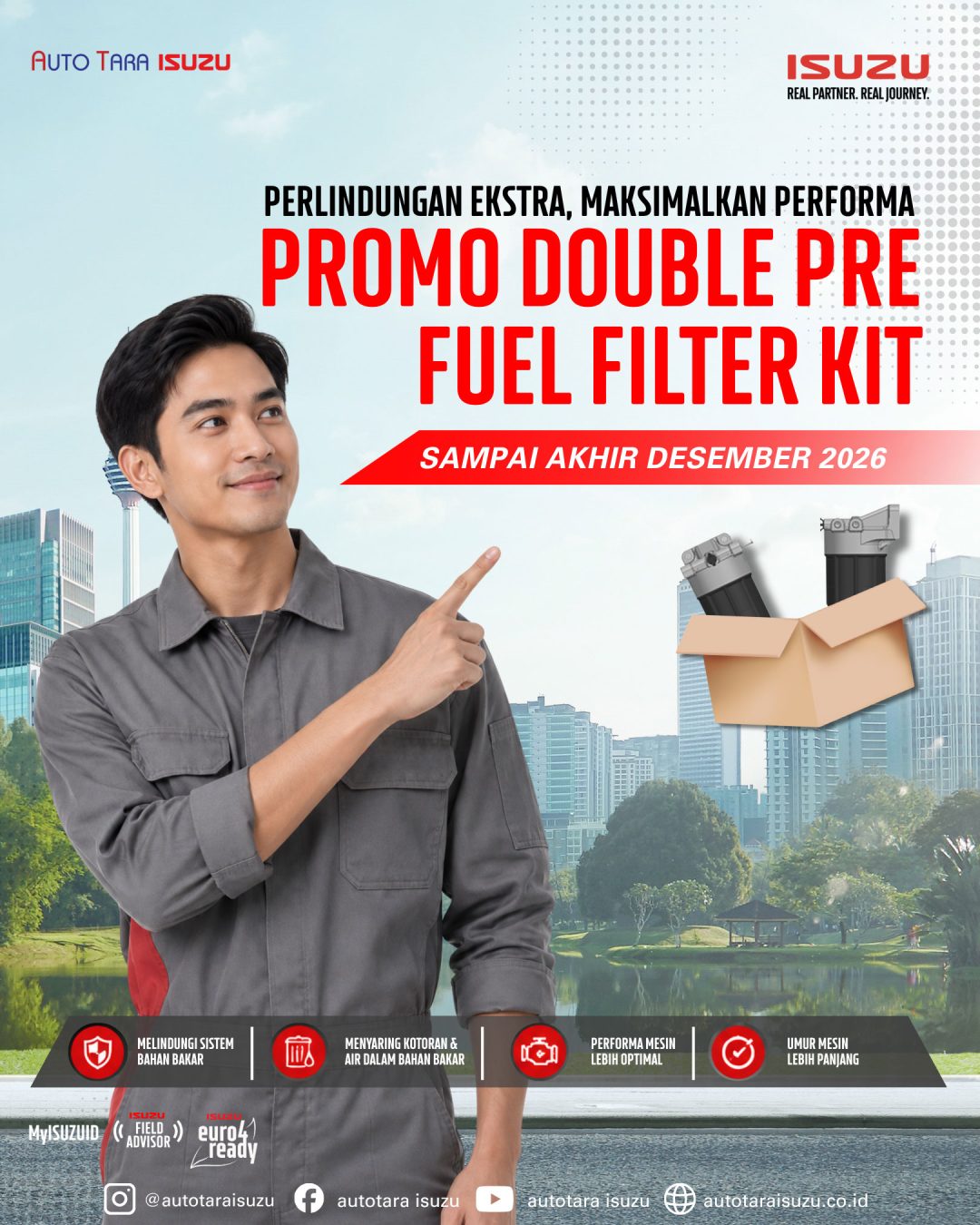 Promo-double-pre-fuel-filter-kit